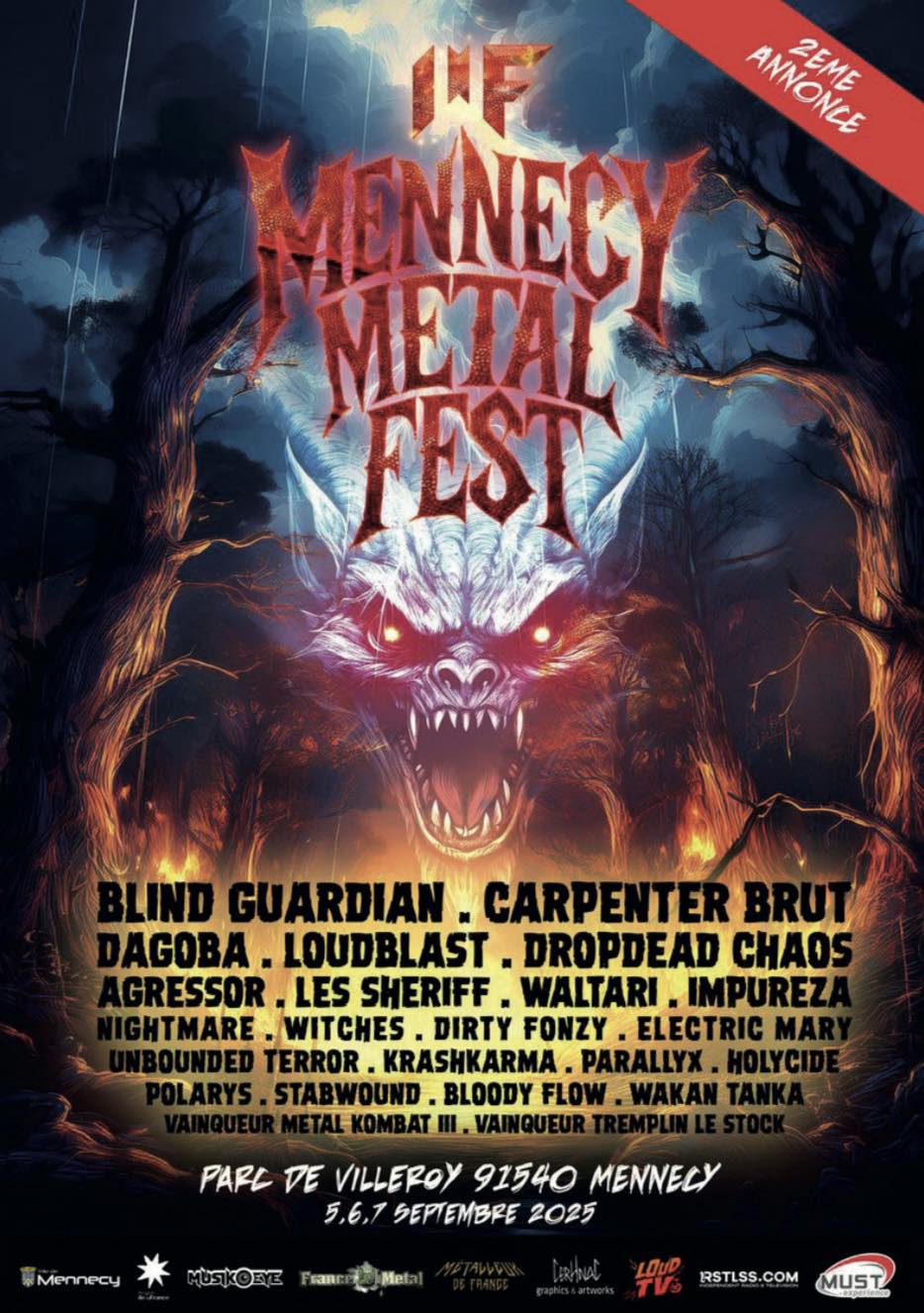 Witches flyer Loudblast, Agressor, Witches ... @ Mennecy Metal Fest  Mennecy (91-France)