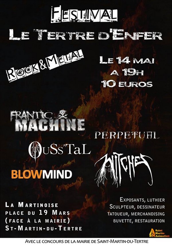 Witches flyer WITCHES + Perpetual + Frantic Machine + Ouss'tal + Blowmind @ Festival