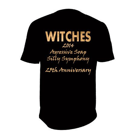 Witches Agressive Symphony T.Shirt Back 25th Anniversary